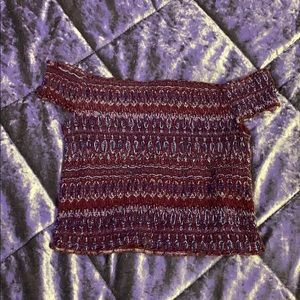 Off the shoulder top